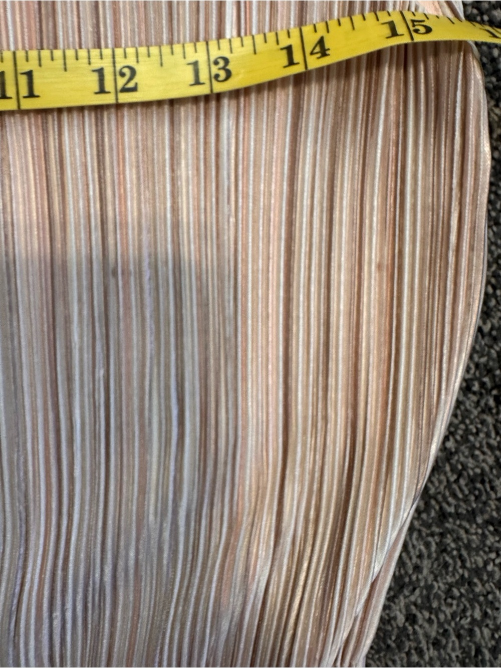 DKNY NWT Beige Taupe Pleated Midi Dress Removable Waist Tie 2 Small flaws Size 4 - Picture 13 of 16